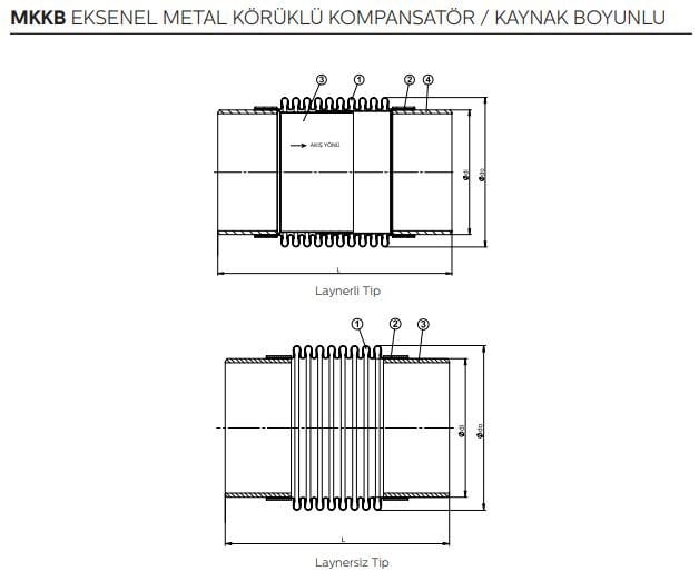 mkkb kompansatör teknik çizimleri